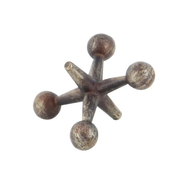 Statues & Figurines-Kirkland's Home Bronze Antique Jacks 3-Pc. Figurine Set Brown/Gold