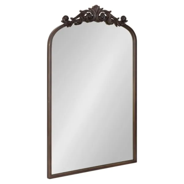 Decorative Mirrors-Kirkland's Home Bronze Arendahl Arched Mirror, 19X31 In. Brown