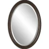 Decorative Mirrors-Kirkland's Home Bronze Beaded Frame Oval Mirror