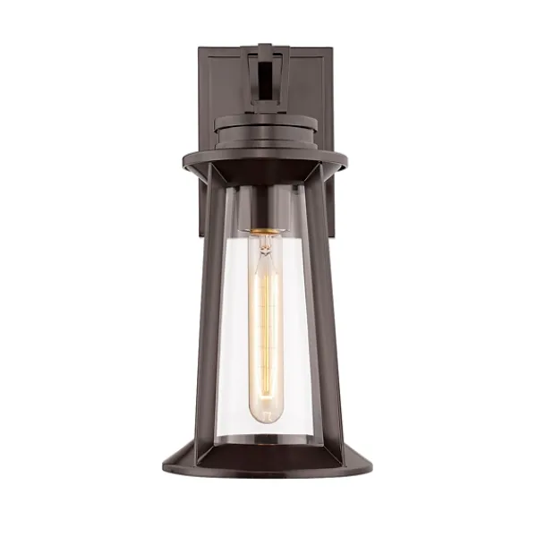 Outdoor Lighting-Kirkland's Home Bronze Bolling Outdoor Sconce Light Brown