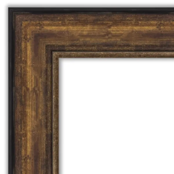 Decorative Mirrors-Kirkland's Home Bronze Frame Beveled Mirror, 35.5X29.5 In.