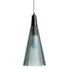 Table Lamps-Kirkland's Home Bronze Glass Ombre Slim Taper Pendant Lamp Green