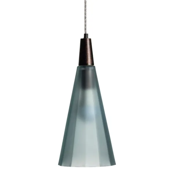 Table Lamps-Kirkland's Home Bronze Glass Ombre Slim Taper Pendant Lamp Green