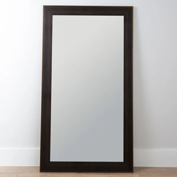 Full Length & Floor Mirrors-Kirkland's Home Bronze Liner Framed Mirror, 37.48X67.48 In. Brown