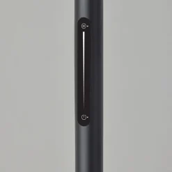 Floor Lamps-Kirkland's Home Bronze Metal Arched Oversized Shade Floor Lamp Brown