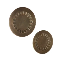 Wall Plaques-Kirkland's Home Bronze Metal Moroccan Wall Sculptures, Set Of 2 Brown