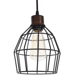 Floor Lamps-Kirkland's Home Bronze Metal 3-Tier Floor Lamp Brown