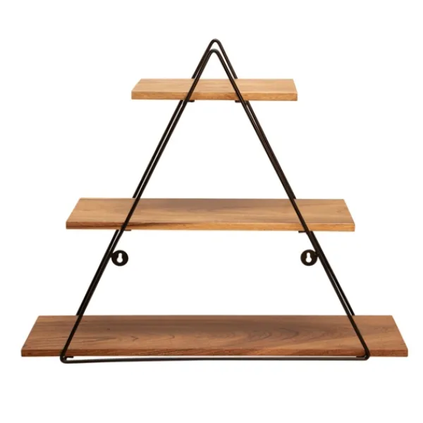 Shelves-Kirkland's Home Bronze Metal Triangle Frame Wall Shelf