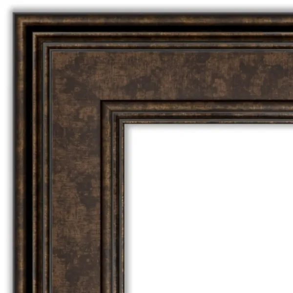 Decorative Mirrors-Kirkland's Home Bronze Panel Frame Beveled Mirror