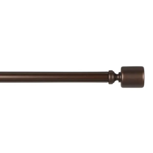 Curtain Rods & Hardware-Kirkland's Home Bronze Rhys Cylinder Curtain Rod, 120 In.
