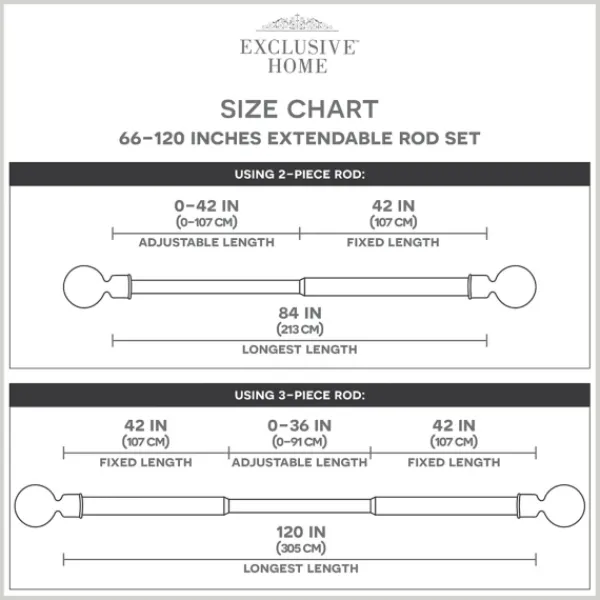 Curtain Rods & Hardware-Kirkland's Home Bronze Rhys Cylinder Curtain Rod, 120 In.