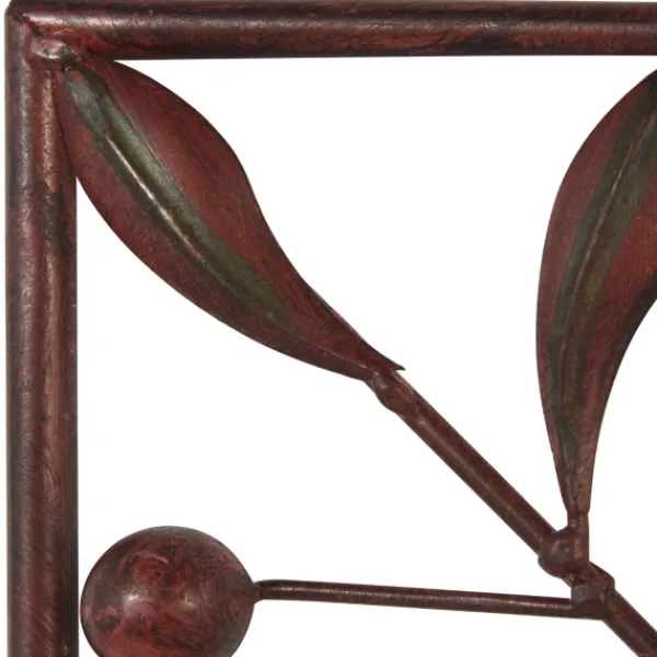 Wall Plaques-Kirkland's Home Bronze Scrollwork 4-Pc. Panel Wall Art Brown