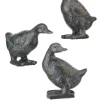 Statues & Figurines-Kirkland's Home Bronze Textured Duckling Statues, Set Of 3 Brown