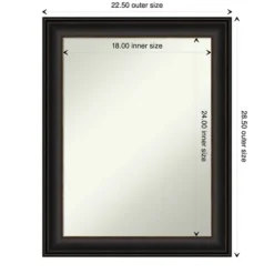 Framed Mirrors-Kirkland's Home Bronze Trio Oil Rubbed Decorative Framed Mirror