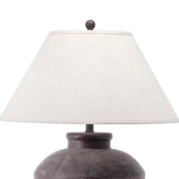 Table Lamps-Kirkland's Home Bronze Urn Resin Table Lamp Ivory