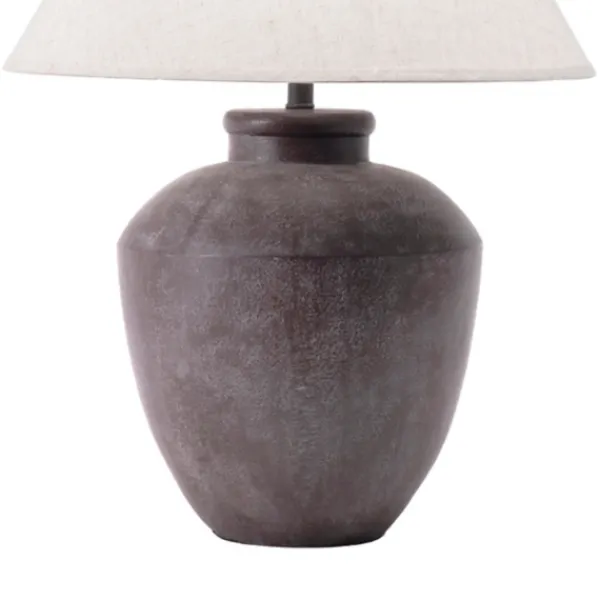 Table Lamps-Kirkland's Home Bronze Urn Resin Table Lamp Ivory