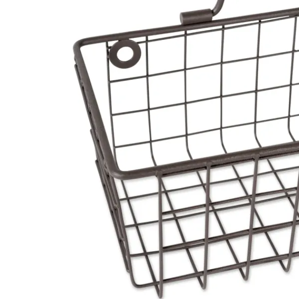 Wall Storage-Kirkland's Home Bronze Wall Hanging Wire Baskets, Set Of 2