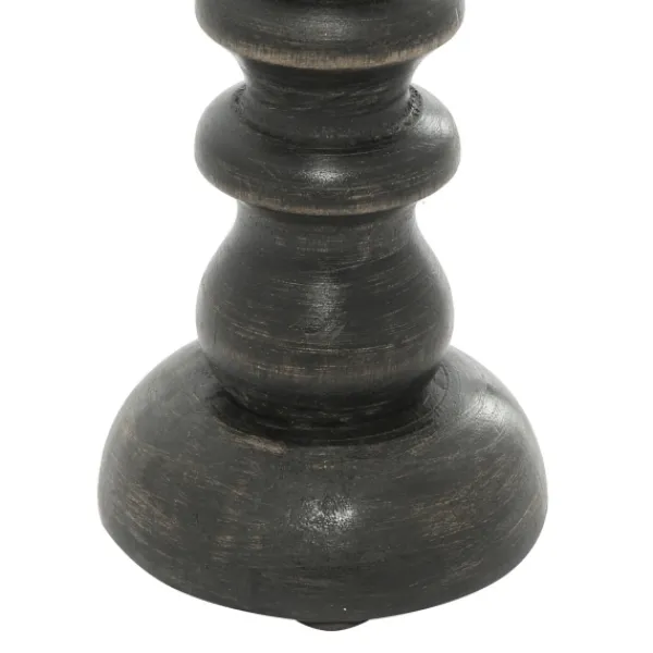 Candle Holders-Kirkland's Home Bronze Wood Column Candle Holders, Set Of 3 Brown