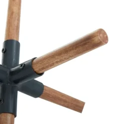 Statues & Figurines-Kirkland's Home Brown And Black Wood Abstract Sculptures, Set Of 2 Brown/Black