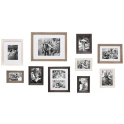 Gallery Wall Frames-Kirkland's Home Brown And Gray 10-Pc. Gallery Wall Frame Set