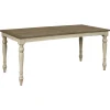 Dining Tables-Kirkland's Home Brown And Ivory Martha Stewart Dining Table Brown/Ivory