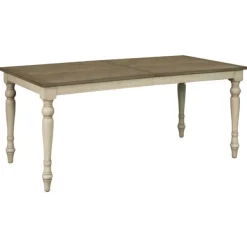 Dining Tables-Kirkland's Home Brown And Ivory Martha Stewart Dining Table Brown/Ivory