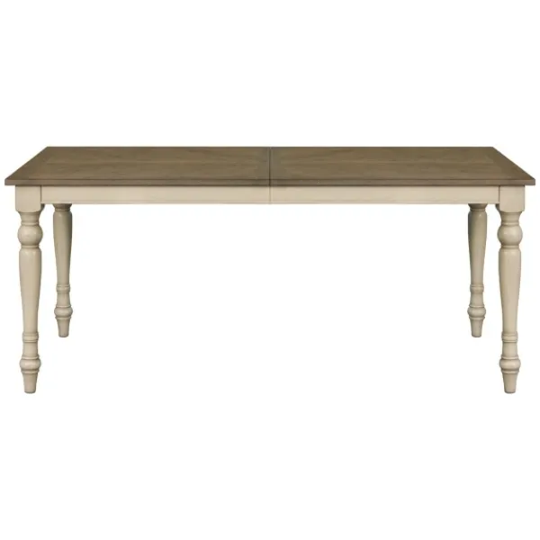 Dining Tables-Kirkland's Home Brown And Ivory Martha Stewart Dining Table Brown/Ivory