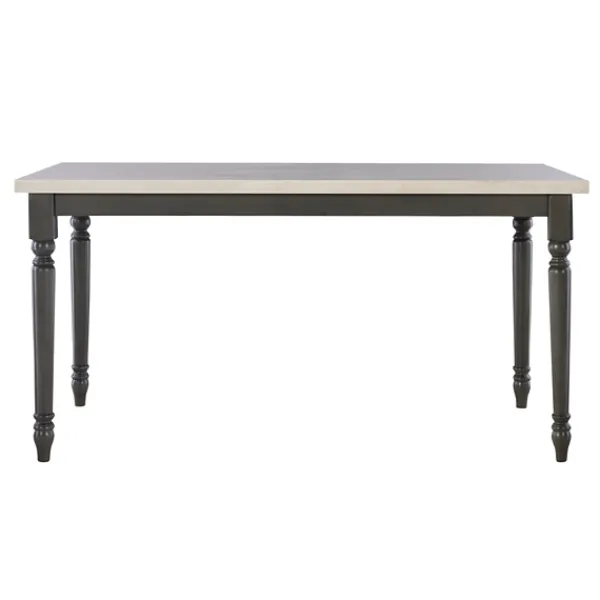Dining Tables-Kirkland's Home Brown And White Traditional Dining Table Brown/White