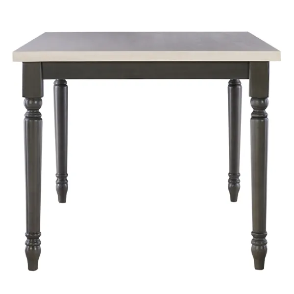 Dining Tables-Kirkland's Home Brown And White Traditional Dining Table Brown/White