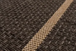 Outdoor Rugs-Kirkland's Home Brown Bordered Outdoor Area Rug, 5X7 Brown/Tan