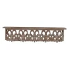 Shelves-Kirkland's Home Brown Carved Scroll Wooden Wall Shelf