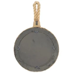 Decorative Mirrors-Kirkland's Home Brown Cora Jute Wall Mirrors, Set Of 3