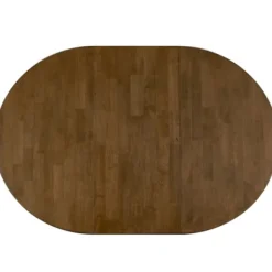 Dining Tables-Kirkland's Home Brown Leaf Wooden Dining Table