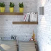 Shelves-Kirkland's Home Brown Rustic Floating Wooden Shelf