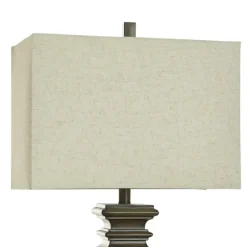 Table Lamps-Kirkland's Home Brown Traditional Rectangular Table Lamp Brown/Tan