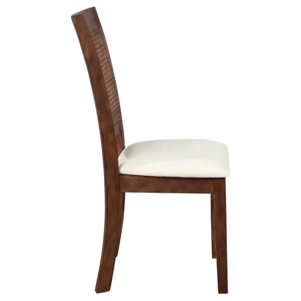 Dining Chairs-Kirkland's Home Brown Wilbur Cane Back Dining Chairs, Set Of 2 Brown/White