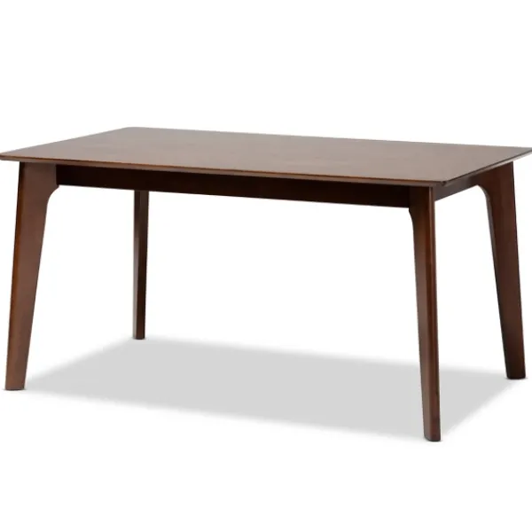 Dining Tables-Kirkland's Home Brown Wood And Beige Upholstered 7-Pc. Dining Set Gray
