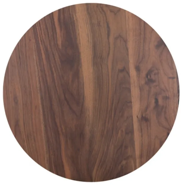 Dining Tables-Kirkland's Home Brown Wood And Black Metal Bistro Dining Table