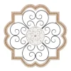 Wall Plaques-Kirkland's Home Brown Wood And Metal Farmhouse Wall Plaque Brown/White/Black