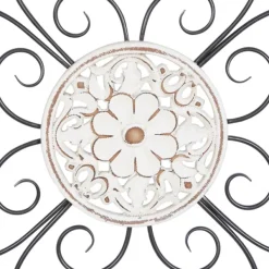 Wall Plaques-Kirkland's Home Brown Wood And Metal Farmhouse Wall Plaque Brown/White/Black
