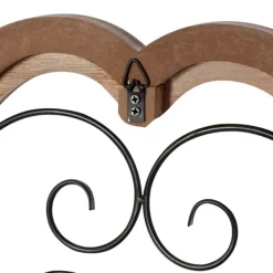 Wall Plaques-Kirkland's Home Brown Wood And Metal Farmhouse Wall Plaque Brown/White/Black