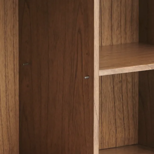 Cabinets & Sideboards-Kirkland's Home Brown Wood Frame Metal Base 2-Door Cabinet
