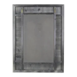 Decorative Mirrors-Kirkland's Home Brown Wood Paneled Frame Wall Mirror