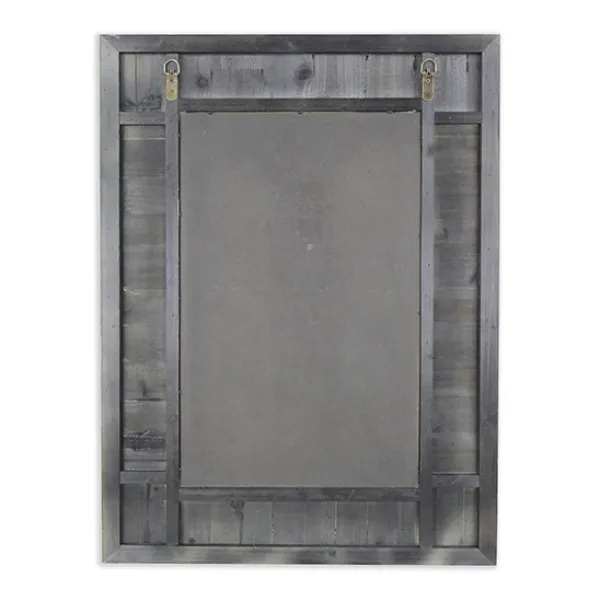Decorative Mirrors-Kirkland's Home Brown Wood Paneled Frame Wall Mirror