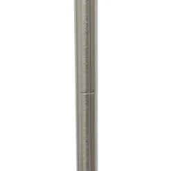 Floor Lamps-Kirkland's Home Brushed Nickel Floor Lamp Gray