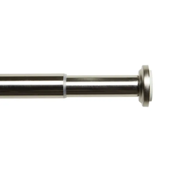Curtain Rods & Hardware-Kirkland's Home Brushed Nickel Iron Tension Rod, 40 In.