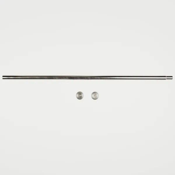 Curtain Rods & Hardware-Kirkland's Home Brushed Nickel Iron Tension Rod, 40 In.