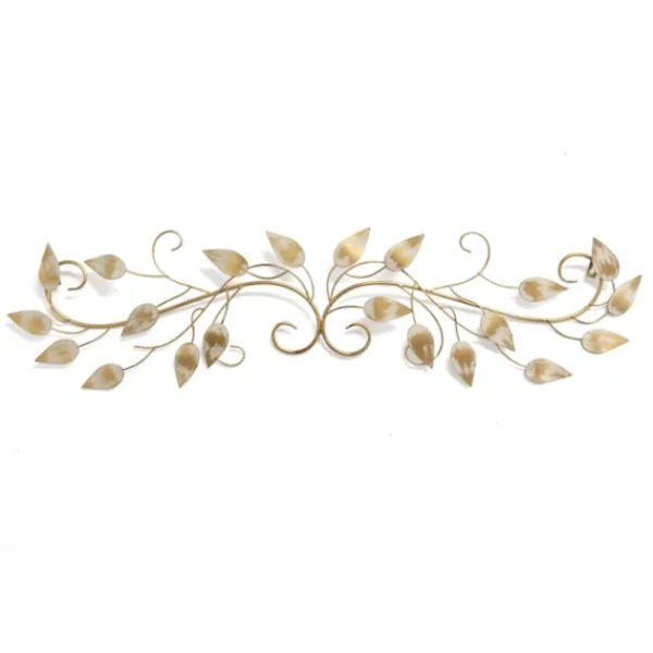 Wall Plaques-Kirkland's Home Brushed Over The Door Scroll Wall Plaque Gold