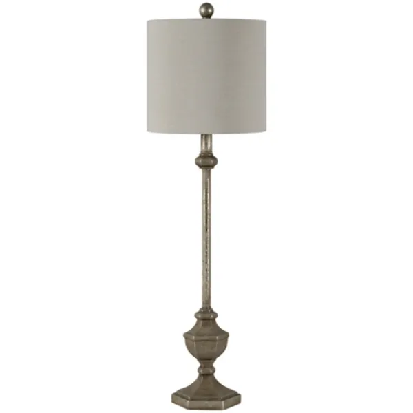 Buffet Lamps-Kirkland's Home Brushed Pewter Buffet Lamps, Set Of 2 Gray