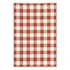 Outdoor Rugs-Kirkland's Home Buffalo Check Outdoor Area Rug, 5X7 Red